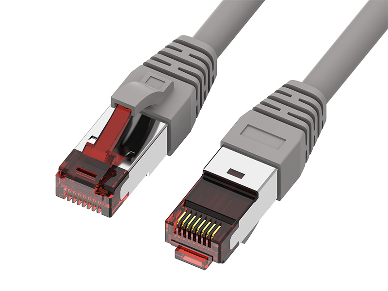 Árnyékolt S/FTP CAT.6A antibakteriális patch kábel