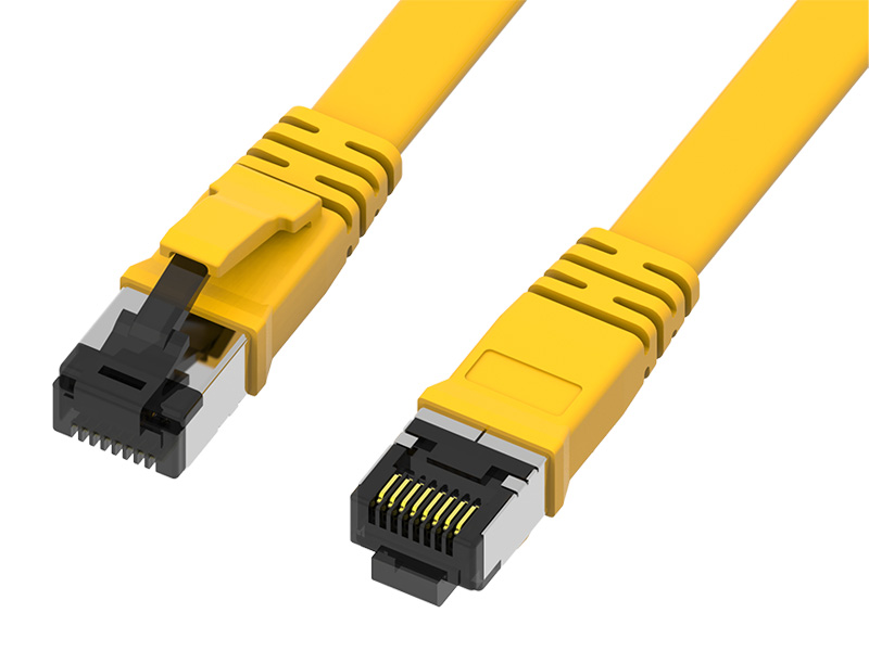 Árnyékolt FTP CAT.5E lapos patch kábel